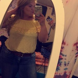 Off the shoulder top